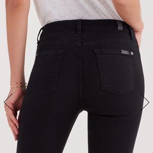 7 for all mankind high rise skinny jeans
